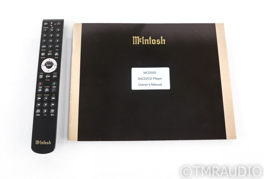 McIntosh MCD550 CD / SACD Player; MCD-550; Remote