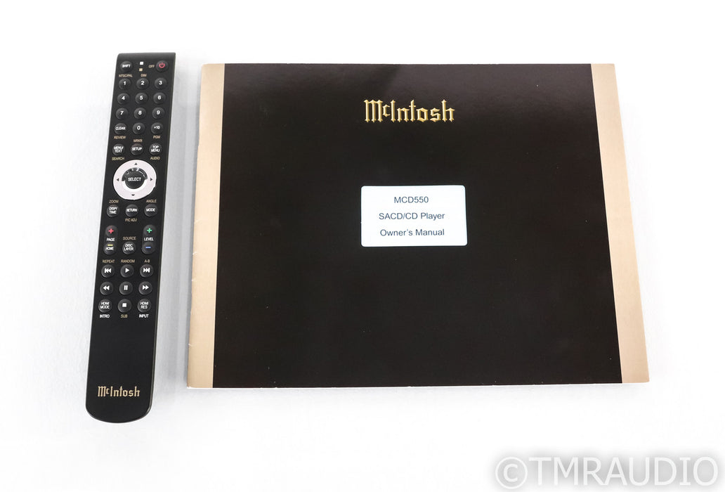McIntosh MCD550 CD / SACD Player; MCD-550; Remote