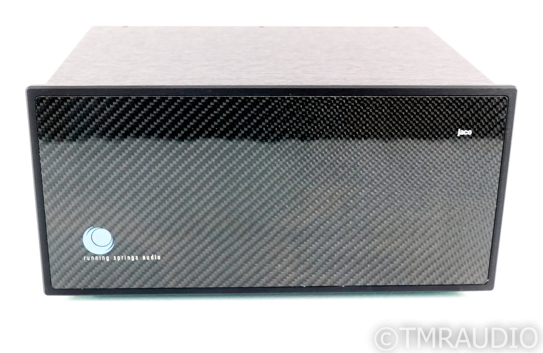 Running Springs Jaco Elite AC Power Line Conditioner; Carbon Fiber
