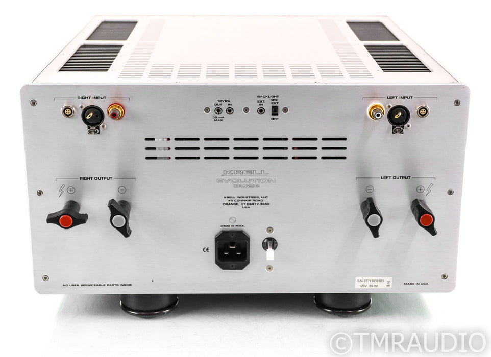 Krell Evolution 302e Stereo Power Amplifier; Silver
