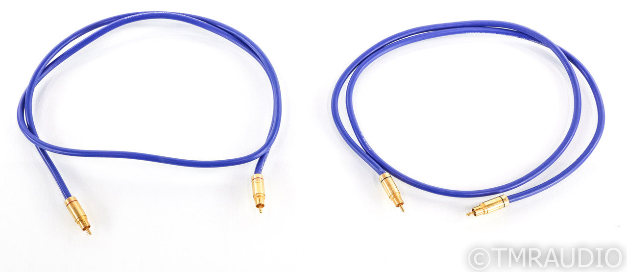 Clearaudio Quint RCA Cables; 5ft Pair Interconnects