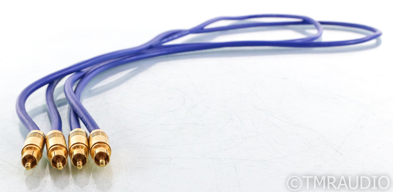 Clearaudio Quint RCA Cables; 5ft Pair Interconnects