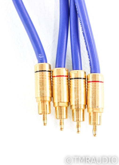 Clearaudio Quint RCA Cables; 5ft Pair Interconnects