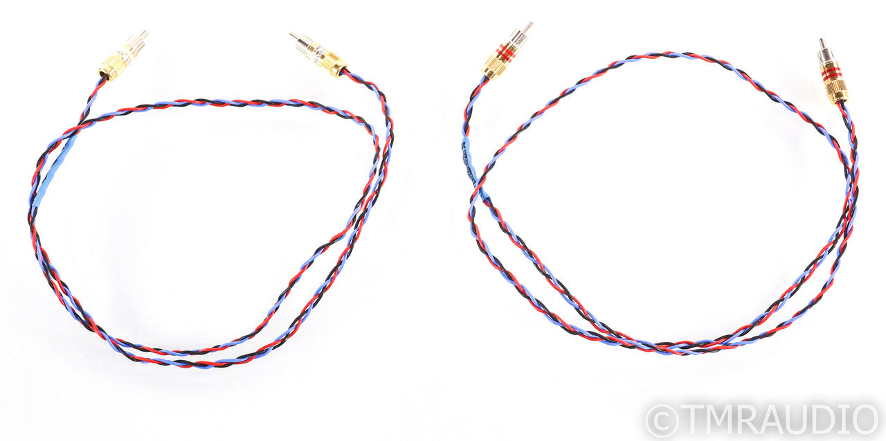 Kimber Kable PBJ RCA Cables; 1m Pair of Unbalanced Interconnects