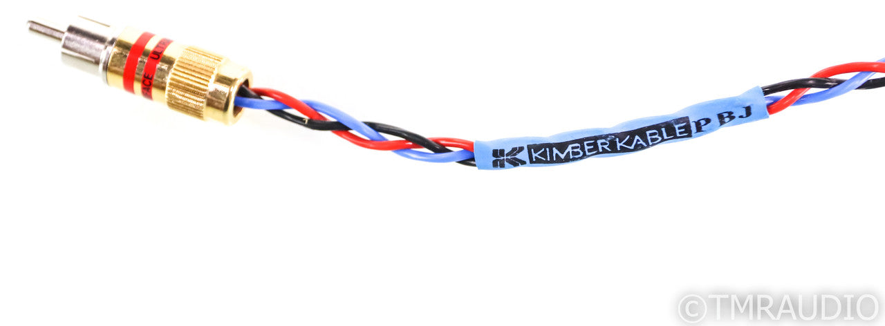 Kimber Kable PBJ RCA Cables; 1m Pair of Unbalanced Interconnects