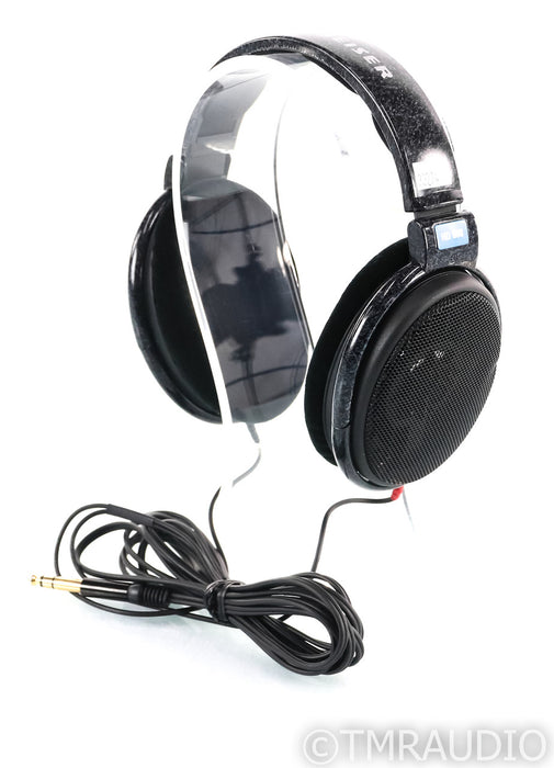 Senheiser HD 600 Open Back Headphones; HD600; Black and Grey Marbled Finish
