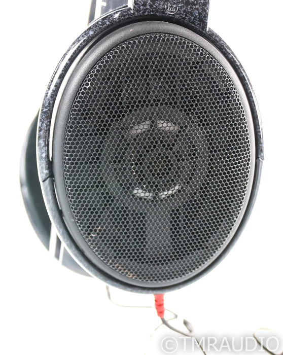 Senheiser HD 600 Open Back Headphones; HD600; Black and Grey Marbled Finish