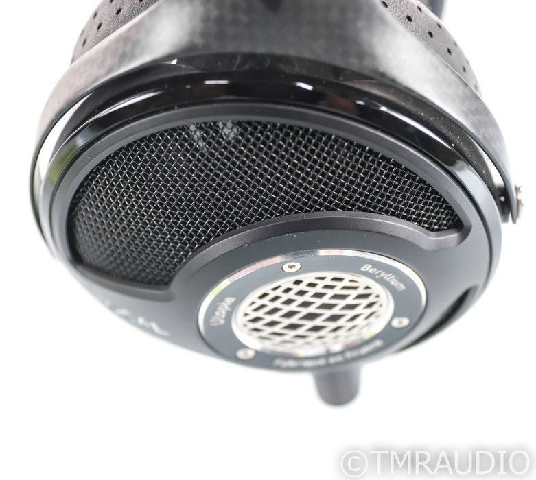 Focal Utopia Open Back Headphones; Leather and Carbon