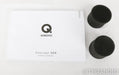 Q Acoustics Concept 300 Bookshelf Speakers; Silver Ebony Pair (Open w/ Warranty); Silver Ebony Pair (Open w/ Warranty)