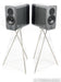 Q Acoustics Concept 300 Bookshelf Speakers; Silver Ebony Pair (Open w/ Warranty); Silver Ebony Pair (Open w/ Warranty)