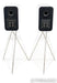 Q Acoustics Concept 300 Bookshelf Speakers; Silver Ebony Pair (Open w/ Warranty); Silver Ebony Pair (Open w/ Warranty)