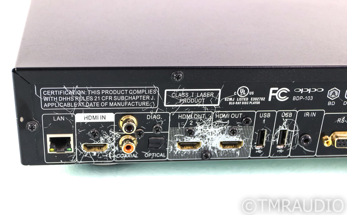 Oppo BDP-103 Universal Blu-Ray Player; BDP103; Dolby
