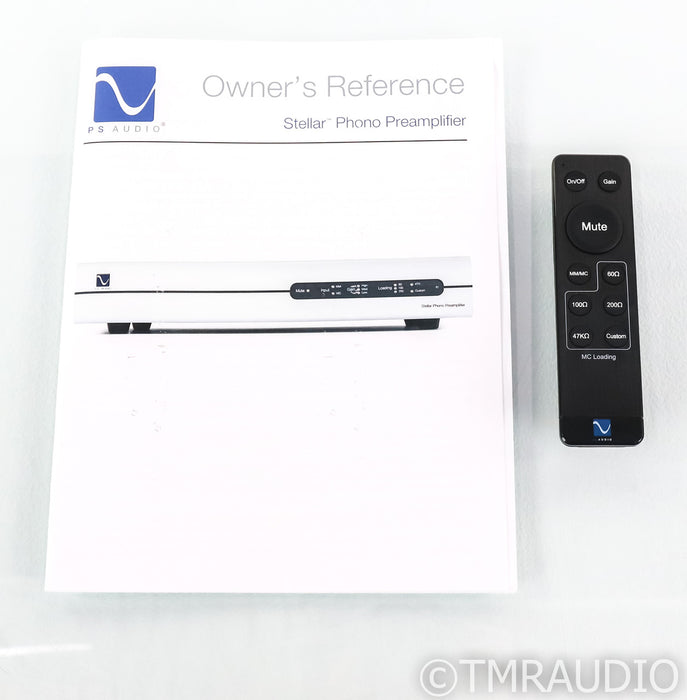 PS Audio Stellar MM / MC Phono Preamplifier; Black; Remote (Used)