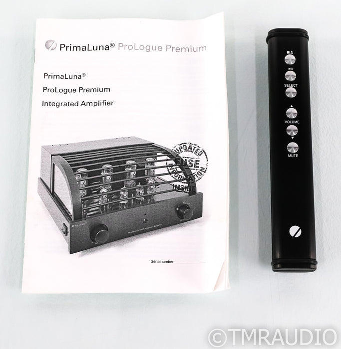 PrimaLuna ProLogue Premium Stereo Tube Integrated Amplifier; Low Tube Hours