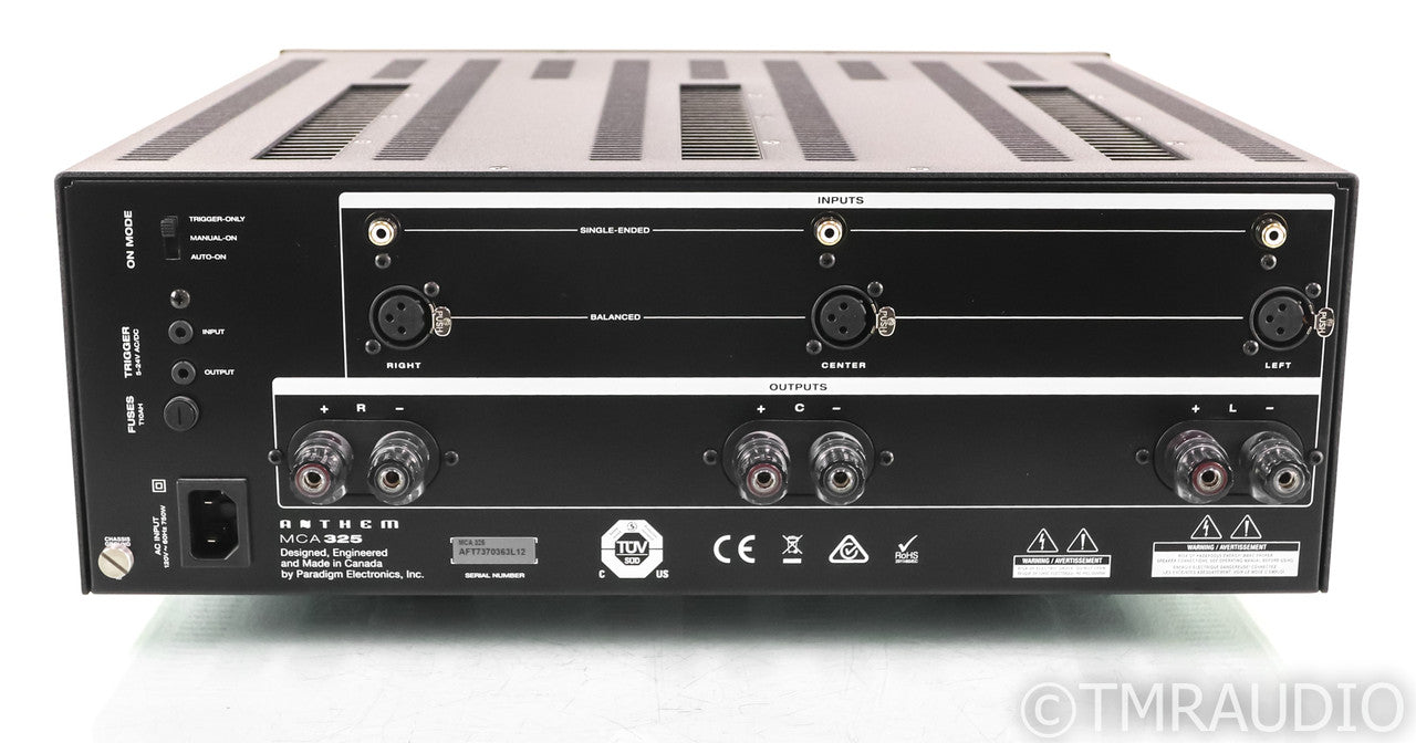 Anthem MCA 325 3 Channel Power Amplifier; MCA325; Gen 1