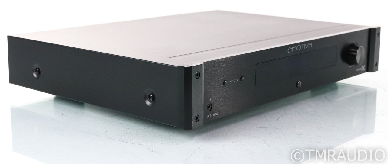 Emotiva BasX PT-100 Stereo Preamplifier / DAC; Tuner; Bluetooth; MM Phono