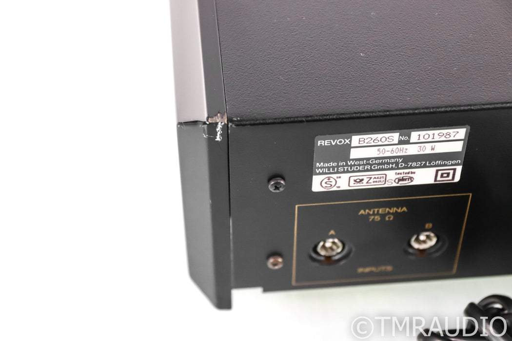 Revox B 260-S Vintage FM Tuner; B260S; Remote