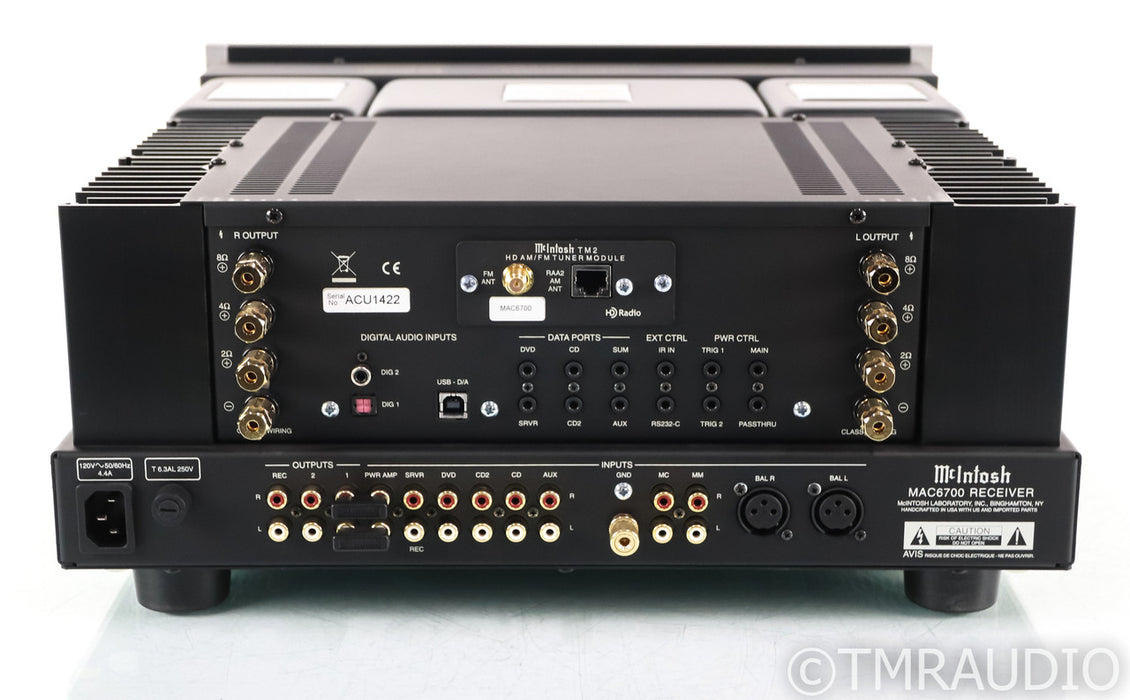 McIntosh MAC6700 Stereo Receiver; MAC-6700 Amplifier w/ TM2 Tuner Module