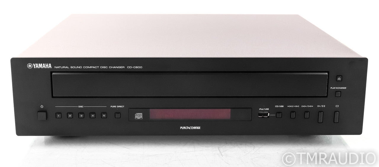 Yamaha CD-C600 Five Disc CD Player; CDC600; Black; Remote (Refurbished)