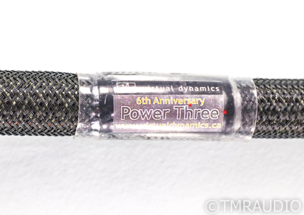 Virtual Dynamics Power Three Power Cable; 6ft AC Cord; Power 3