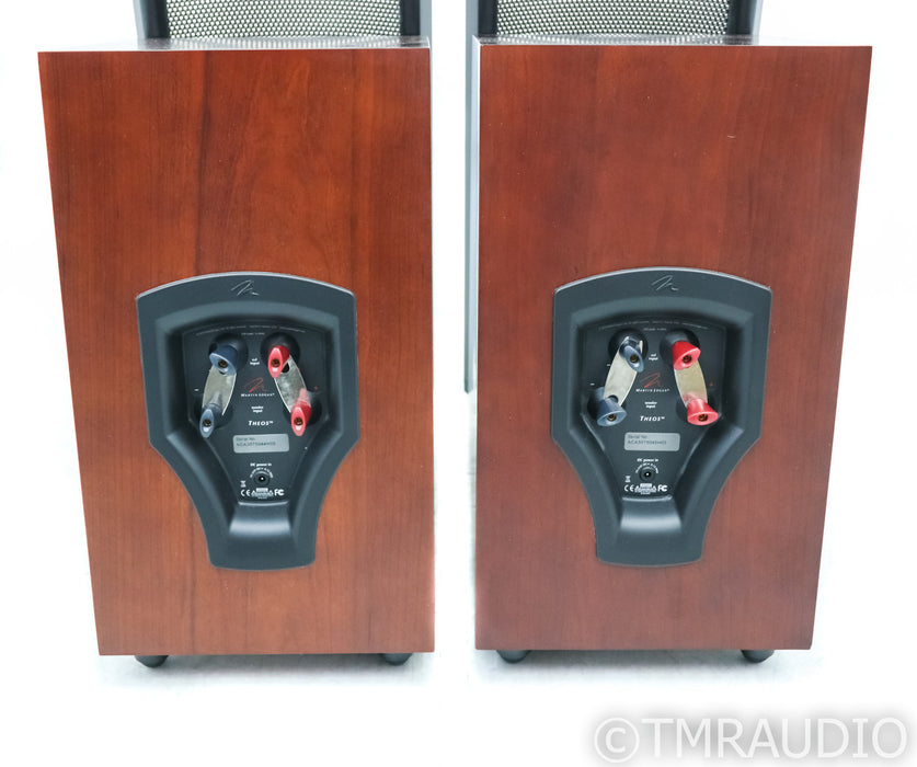 Martin Logan Theos Hybrid Electrostatic Speakers; Cherry Pair