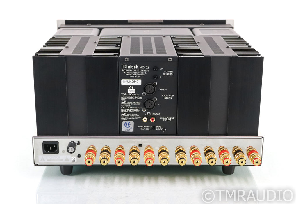 McIntosh MC402 Stereo Power Amplifier; MC-402