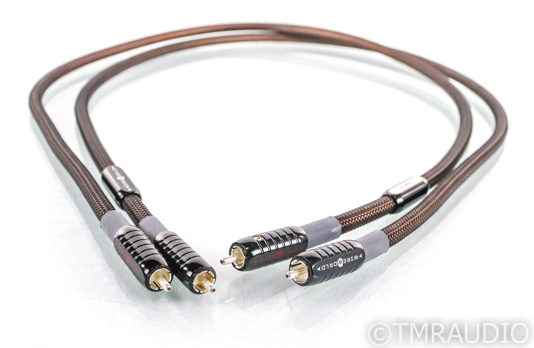 WireWorld Eclipse 7 RCA Cables; 1m Pair Interconnects