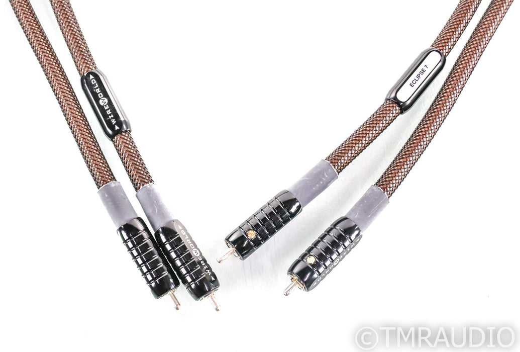 WireWorld Eclipse 7 RCA Cables; 1m Pair Interconnects