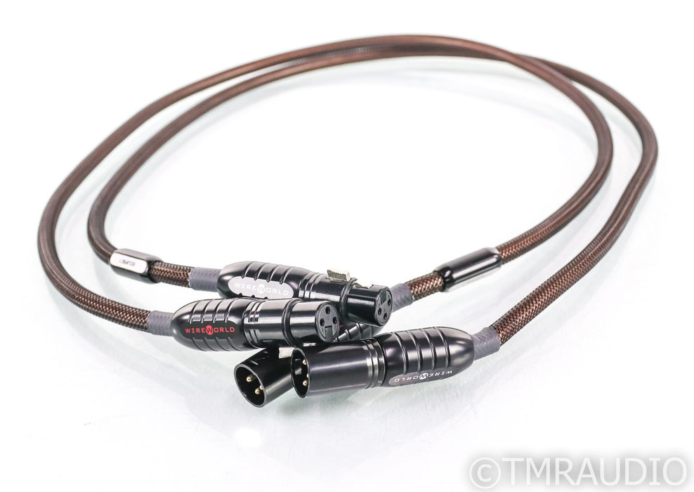 Wireworld Eclipse 7 XLR Cables; 1m Pair Balanced Interconnects