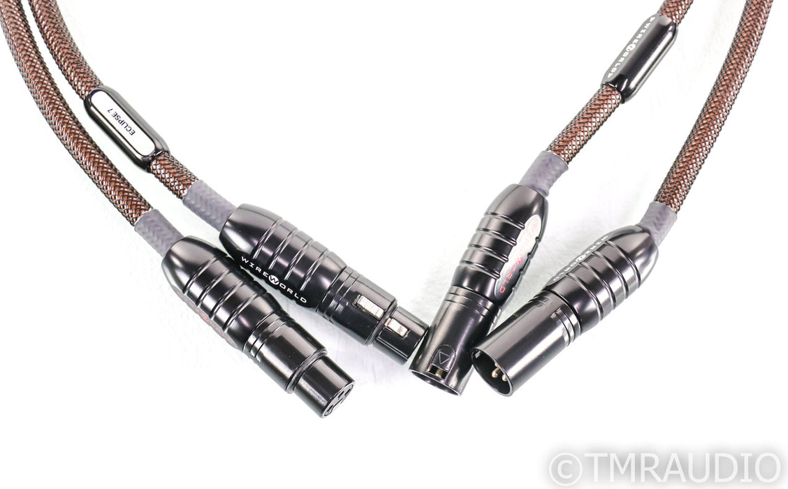 Wireworld Eclipse 7 XLR Cables; 1m Pair Balanced Interconnects