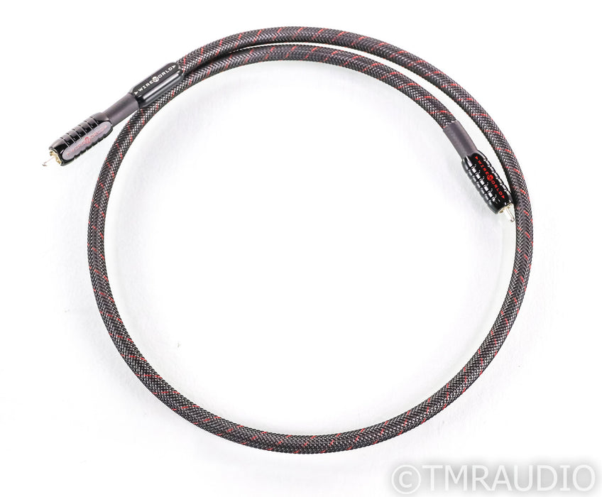 WireWorld Silver Starlight 8 RCA Digital Coaxial Cable; Single 1m Interconnect