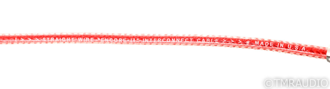 StraightWire Encore II RCA Cables; 1.4m Pair Interconnects