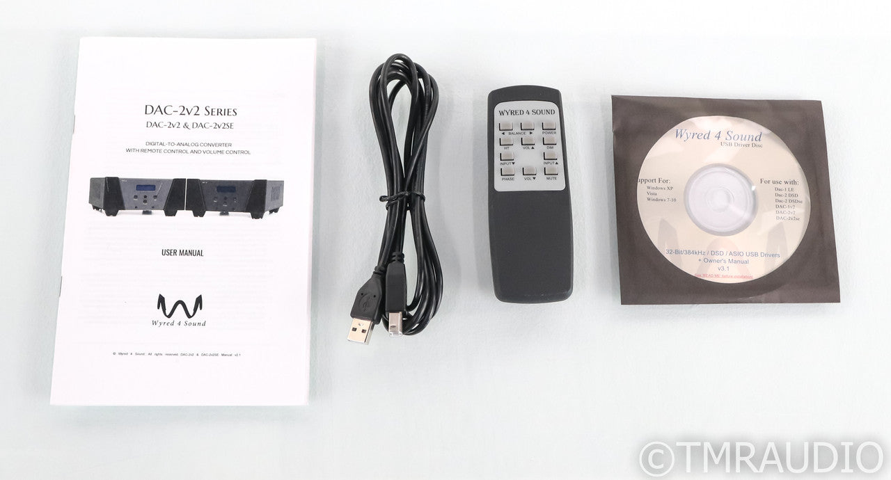 Wyred 4 Sound Dac 2v2 DAC; DAC2V2; Remote; USB; DSD; Femto Clock Upgrade