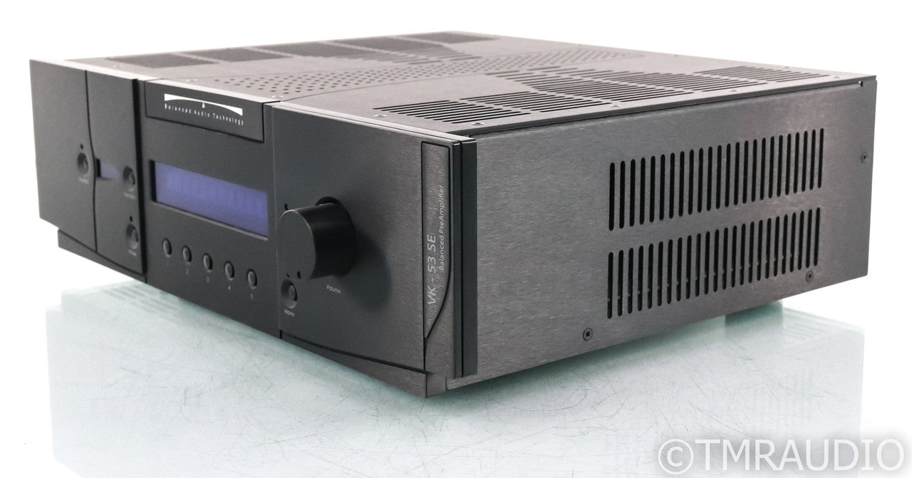 Balanced Audio Technology VK-53 SE Stereo Tube Preamplifier; VK53SE; Remote