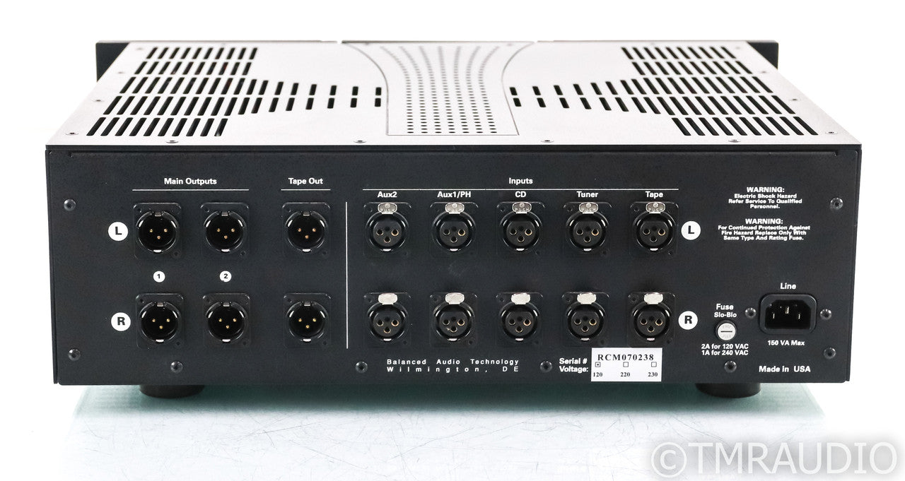 BAT VK-53 SE Stereo Tube Preamplifier; Balanced Audio Technology VK53SE; Remote