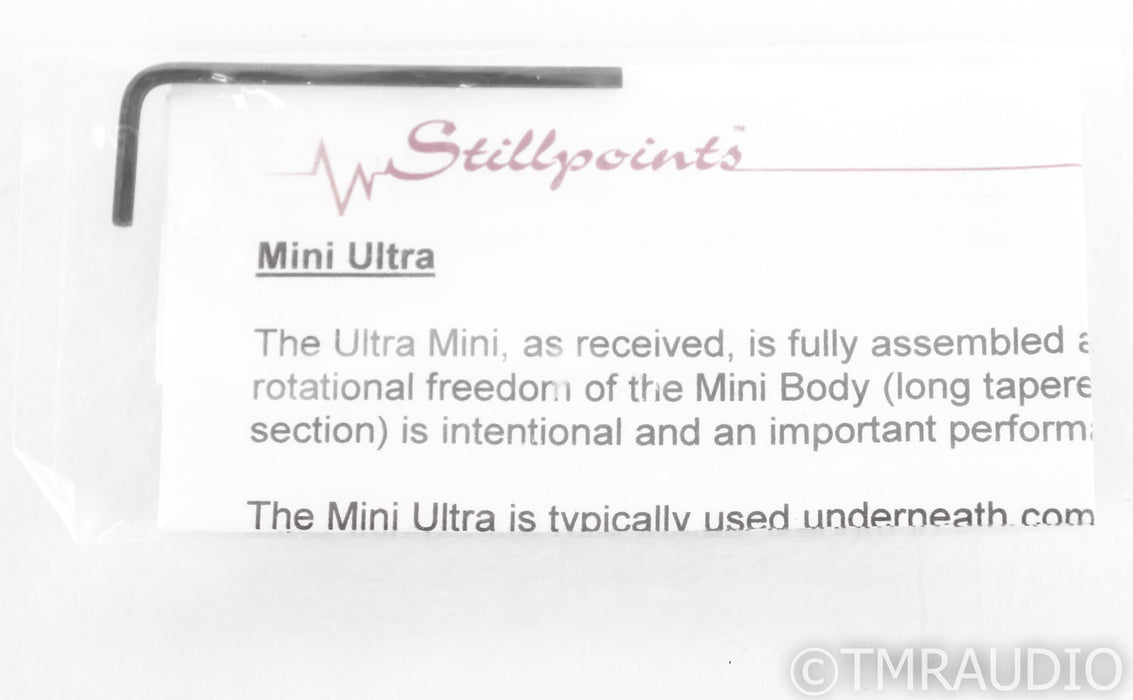Stillpoints Ultra Mini Isolation Feet; Set of Four; Black