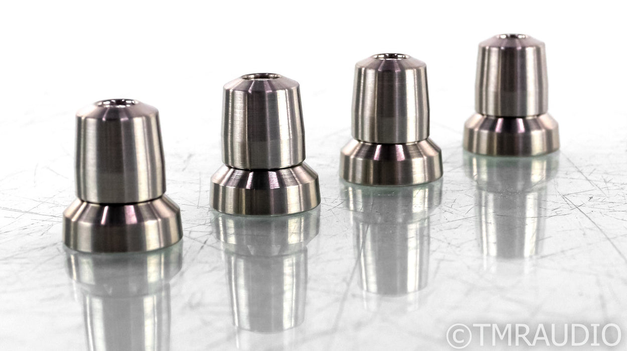 Stillpoints Ultra Mini Isolation Feet; Set of Four; Silver
