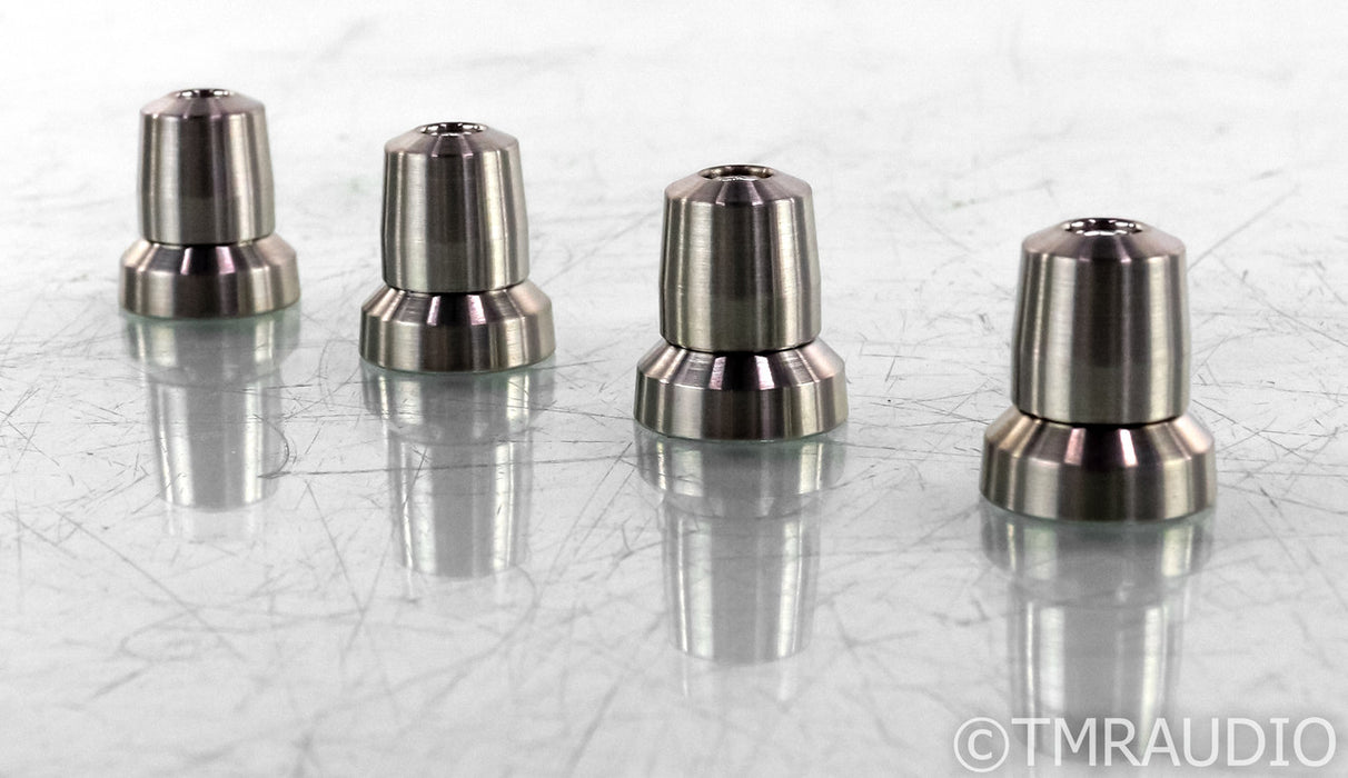 Stillpoints Ultra Mini Isolation Feet; Set of Four; Silver