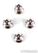 Stillpoints Ultra Mini Isolation Feet; Set of Four; Silver