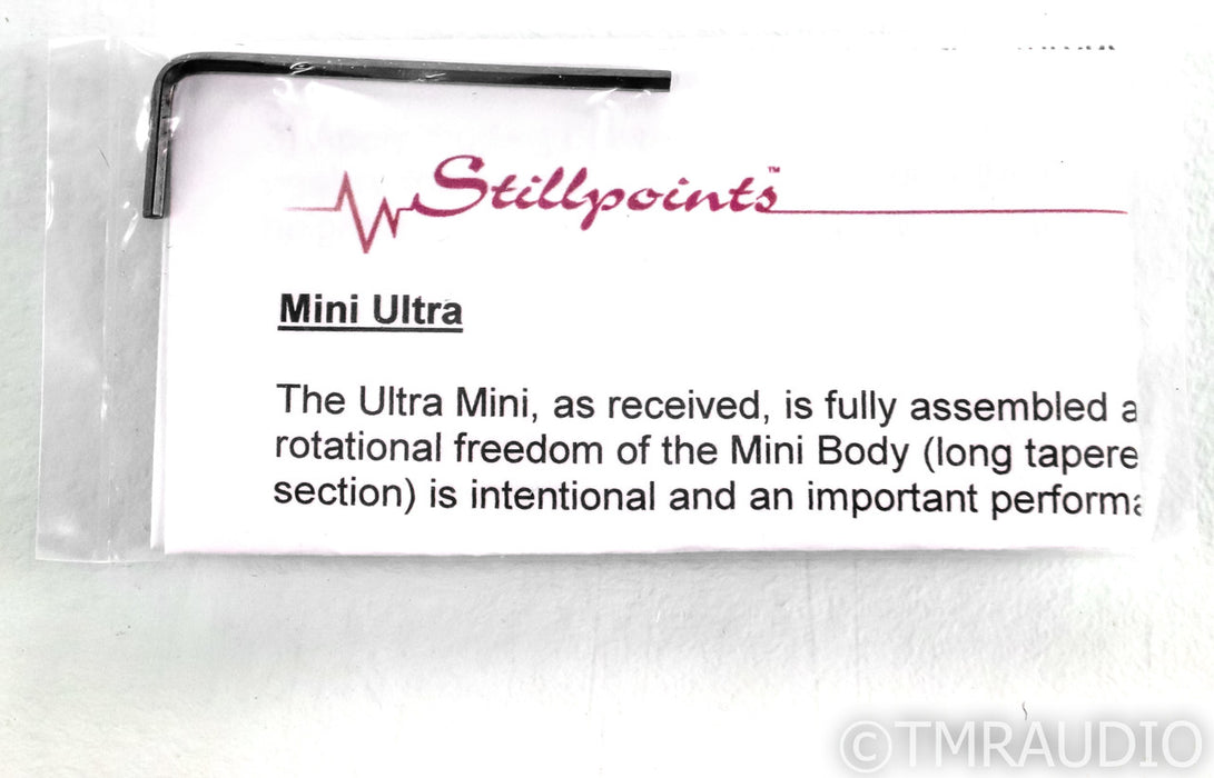 Stillpoints Ultra Mini Isolation Feet; Set of Four; Silver
