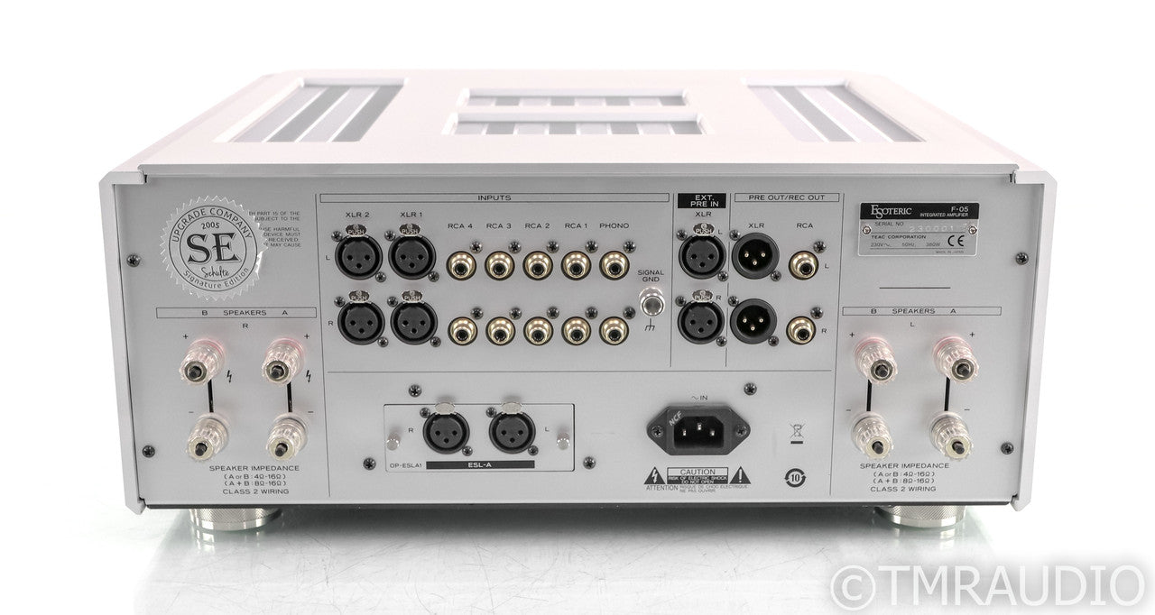 Esoteric F-05 Stereo Integrated Amplifier; ELSA1 Input; Statement Upgrade; 230V