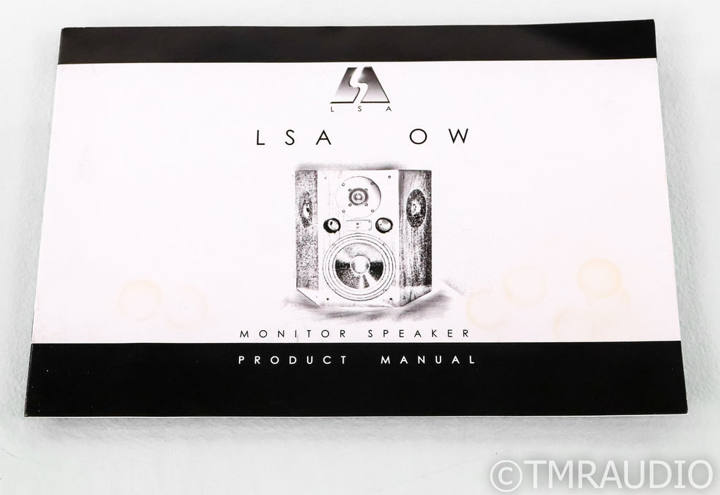 LSA OW On-Wall Surround Speakers; Rosewood Pair