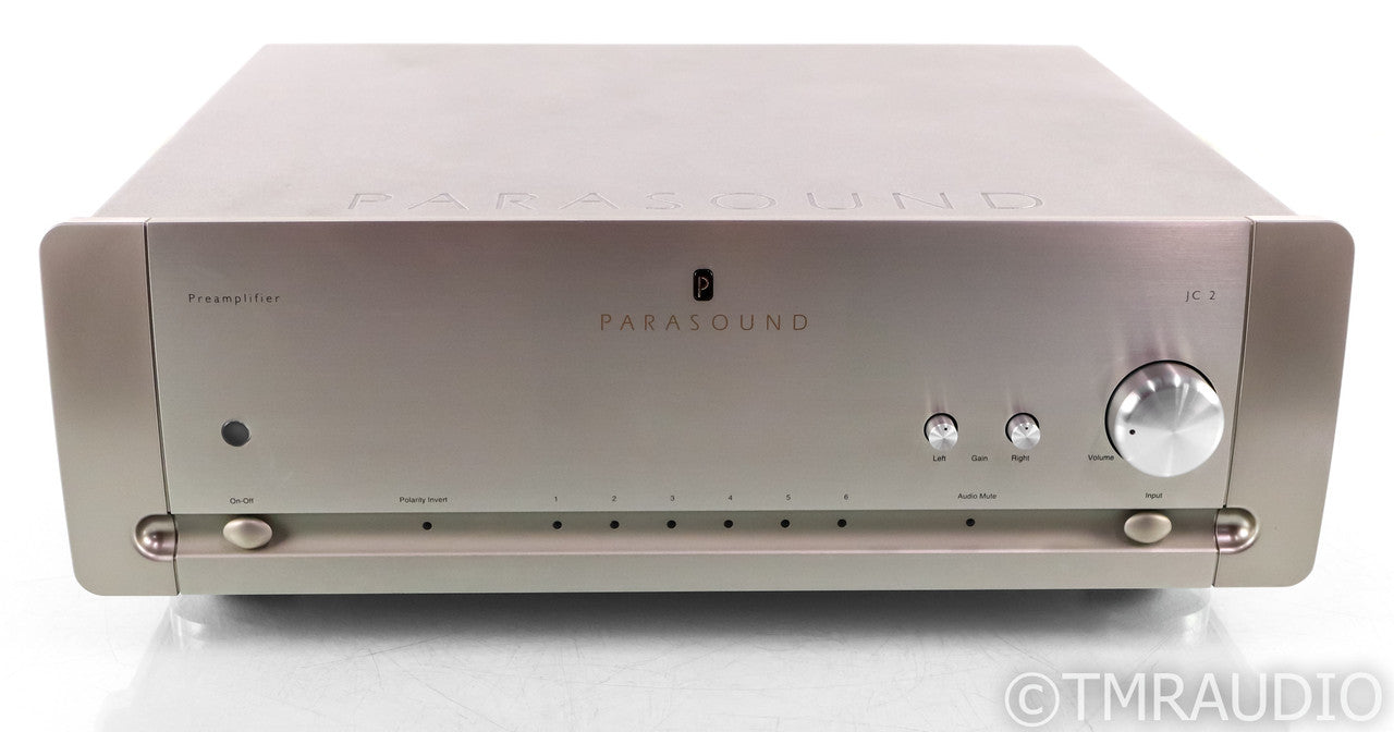 Parasound Halo JC 2 Stereo Preamplifier; JC2; Silver; Remote