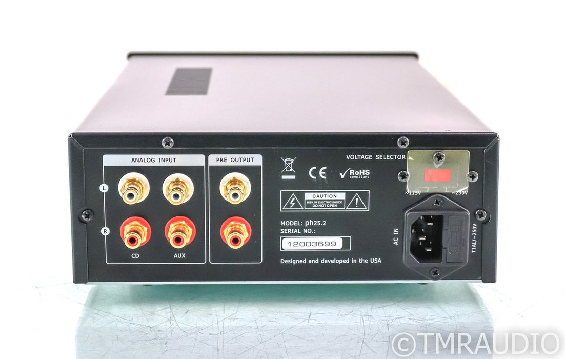 Music Hall ph25.2 Tube Hybrid Headphone Amplifier; PH25.2; AS-IS (Power Issue)