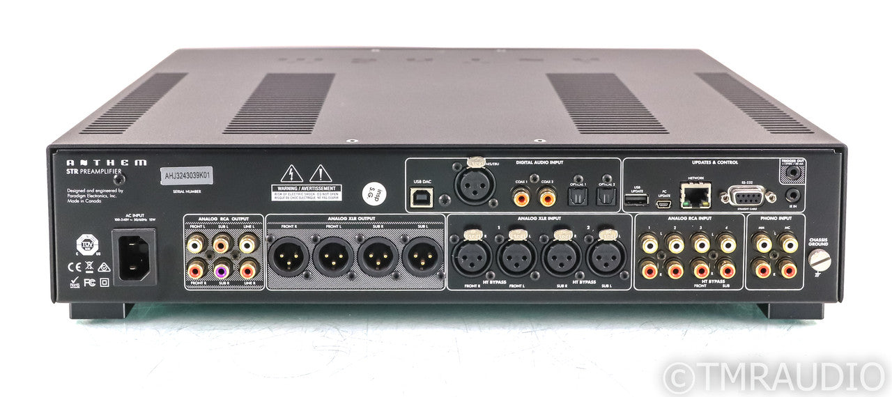 Anthem STR Stereo Preamplifier; Remote; DAC; MM/MC Phono