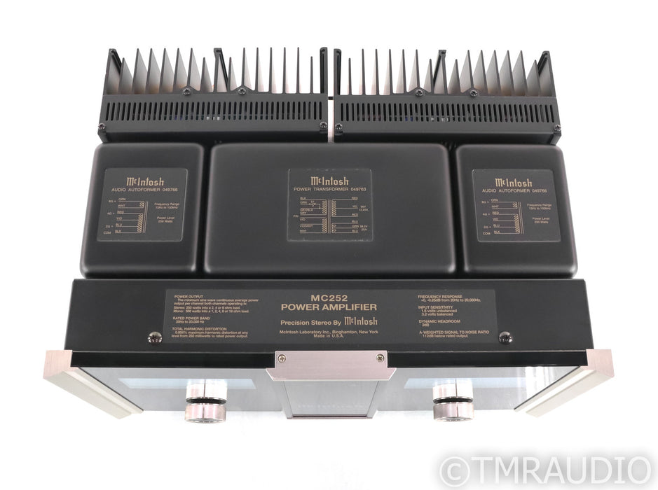 McIntosh MC252 Stereo Power Amplifier; MC-252