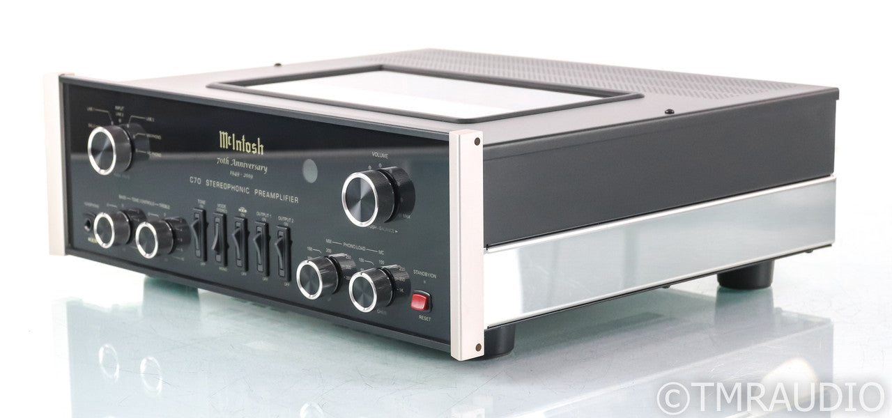 McIntosh C70 Stereo Preamplifier; C-70; 70th Anniversary; Remote; MM/MC Phono
