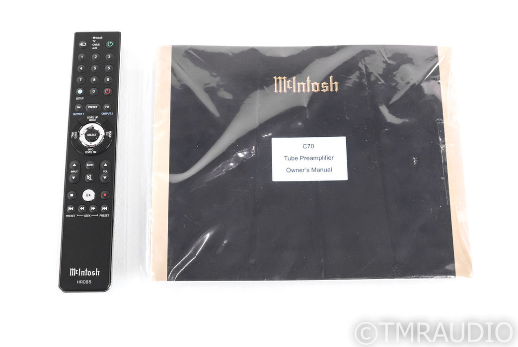 McIntosh C70 Stereo Preamplifier; C-70; 70th Anniversary; Remote; MM/MC Phono