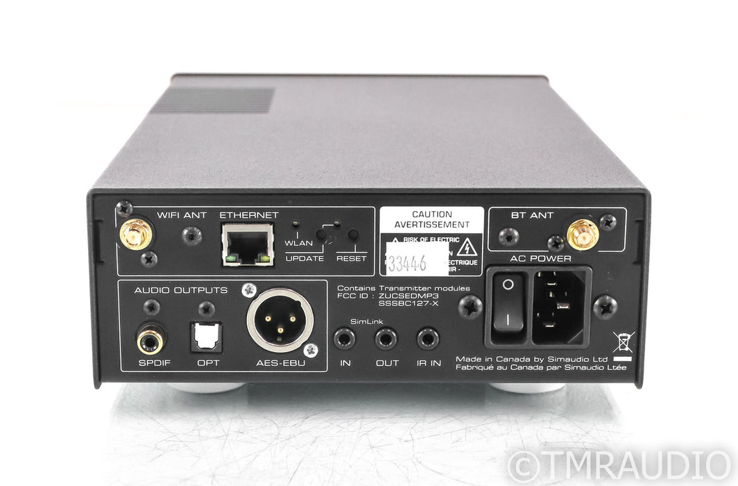 Simaudio Moon Mind 2 Wireless Network Streamer; Black; Remote