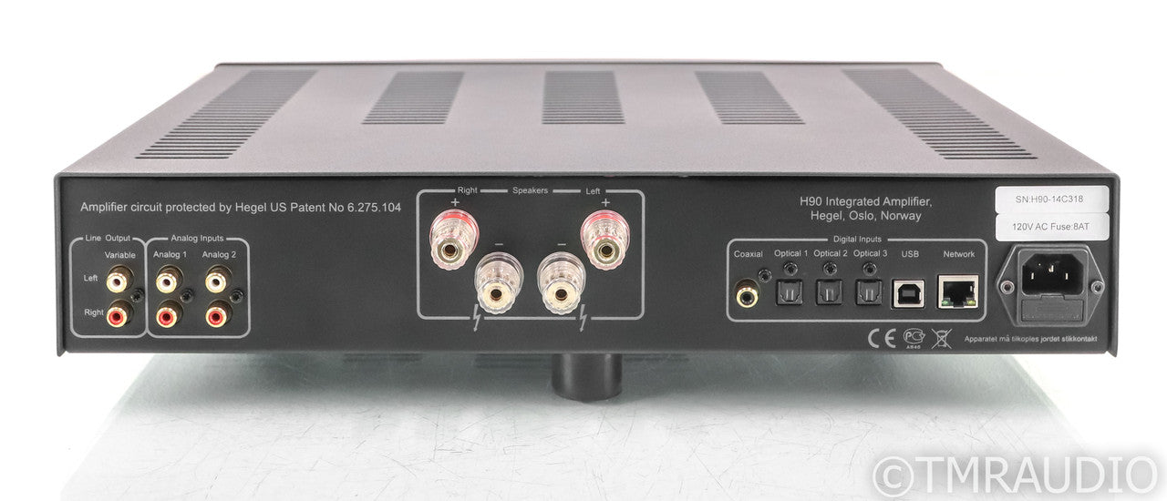 Hegel H90 Stereo Integrated Amplifier; H-90; Remote; Airplay/Spotify Connect